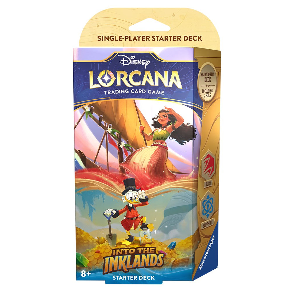 Lorcana | Into the Inklands - Starter Deck (Ruby & Sapphire) | The Nerd Merchant