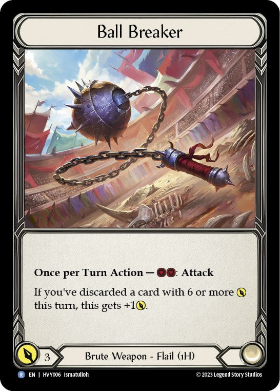 Flesh and Blood TCG | Ball Breaker [HVY006] (Heavy Hitters)  Cold Foil | The Nerd Merchant