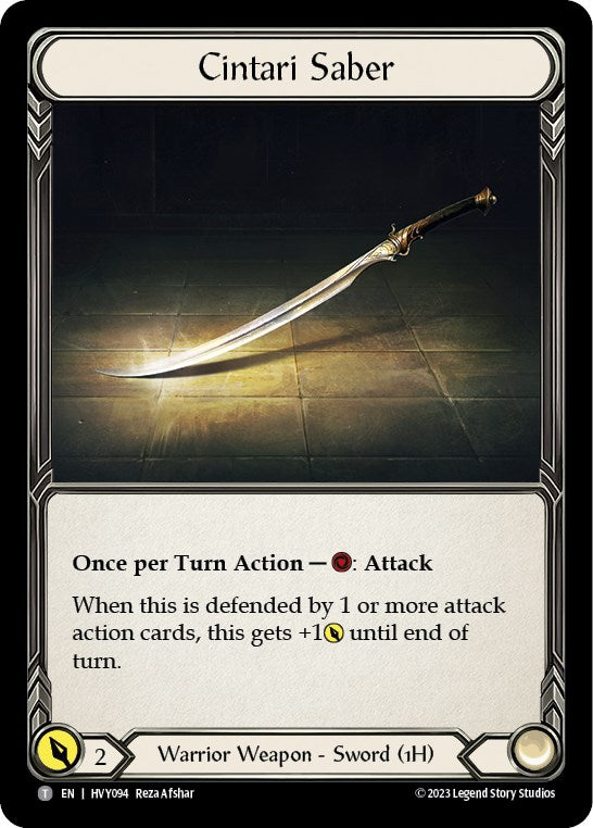 High Riser // Cintari Saber [FAB-HVY-049] (Heavy Hitters)