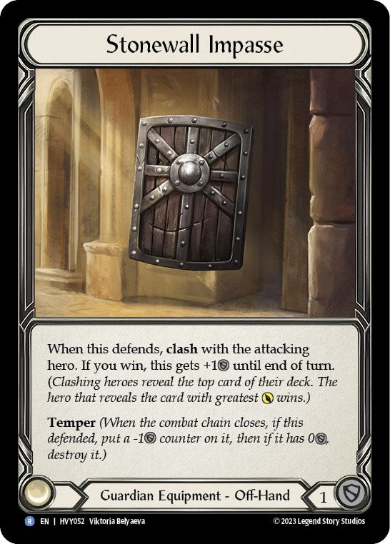 Flesh and Blood TCG | Stonewall Impasse [HVY052] (Heavy Hitters)  Cold Foil | The Nerd Merchant