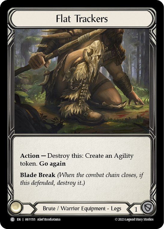 Flesh and Blood TCG | Flat Trackers [HVY155] (Heavy Hitters)  Cold Foil | The Nerd Merchant