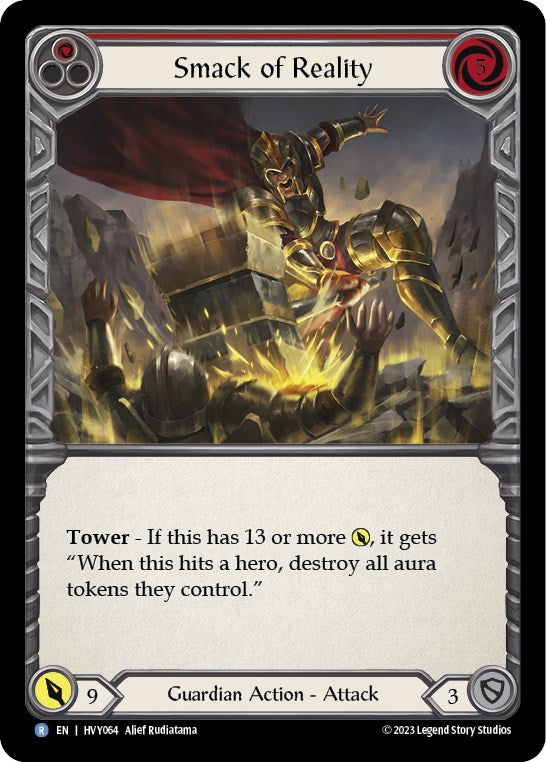 Flesh and Blood TCG | Smack of Reality [HVY064] (Heavy Hitters)  Rainbow Foil | The Nerd Merchant
