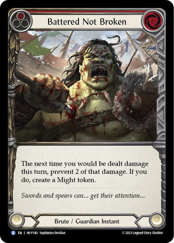 Flesh and Blood TCG | Battered Not Broken [HVY140] (Heavy Hitters)  Rainbow Foil | The Nerd Merchant