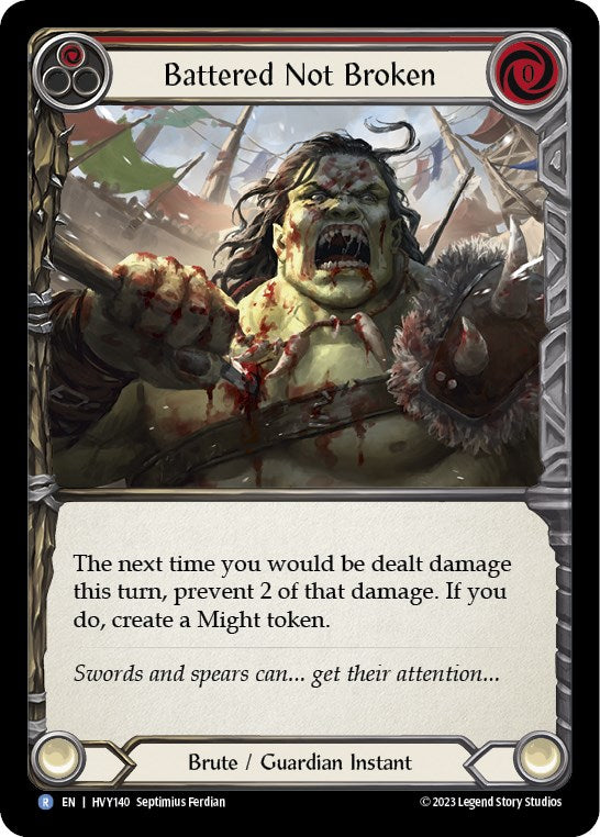 Flesh and Blood TCG | Battered Not Broken [HVY140] (Heavy Hitters) | The Nerd Merchant