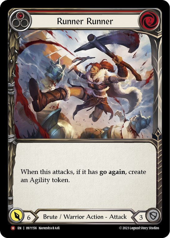 Flesh and Blood TCG | Runner Runner [HVY156] (Heavy Hitters)  Rainbow Foil | The Nerd Merchant