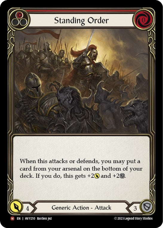 Flesh and Blood TCG | Standing Order [HVY210] (Heavy Hitters) | The Nerd Merchant