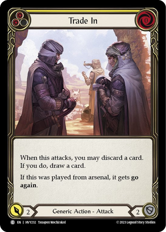 Flesh and Blood TCG | Trade In (Yellow) [HVY232] (Heavy Hitters) | The Nerd Merchant