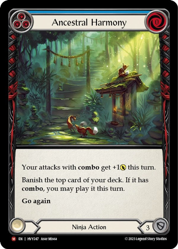 Flesh and Blood TCG | Ancestral Harmony [HVY247] (Heavy Hitters)  Rainbow Foil | The Nerd Merchant
