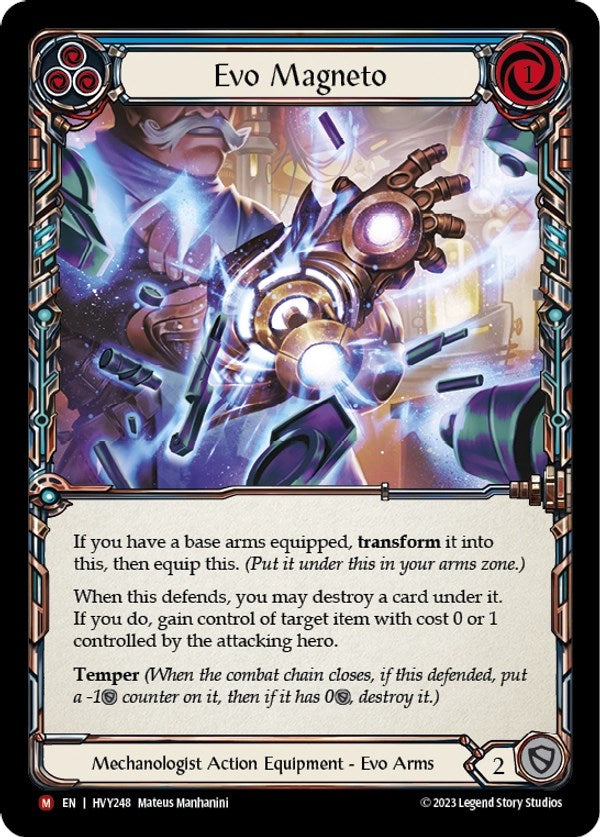 Flesh and Blood TCG | Evo Magneto [HVY248] (Heavy Hitters) | The Nerd Merchant