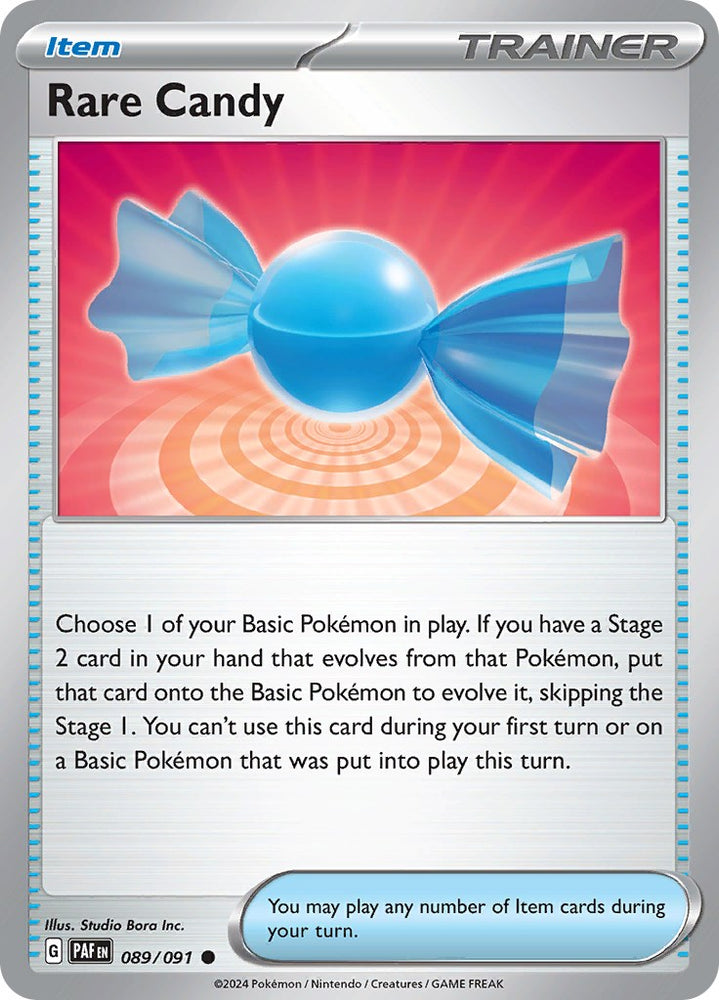 Pokemon | Rare Candy (089/091) [Scarlet & Violet: Paldean Fates] | The Nerd Merchant