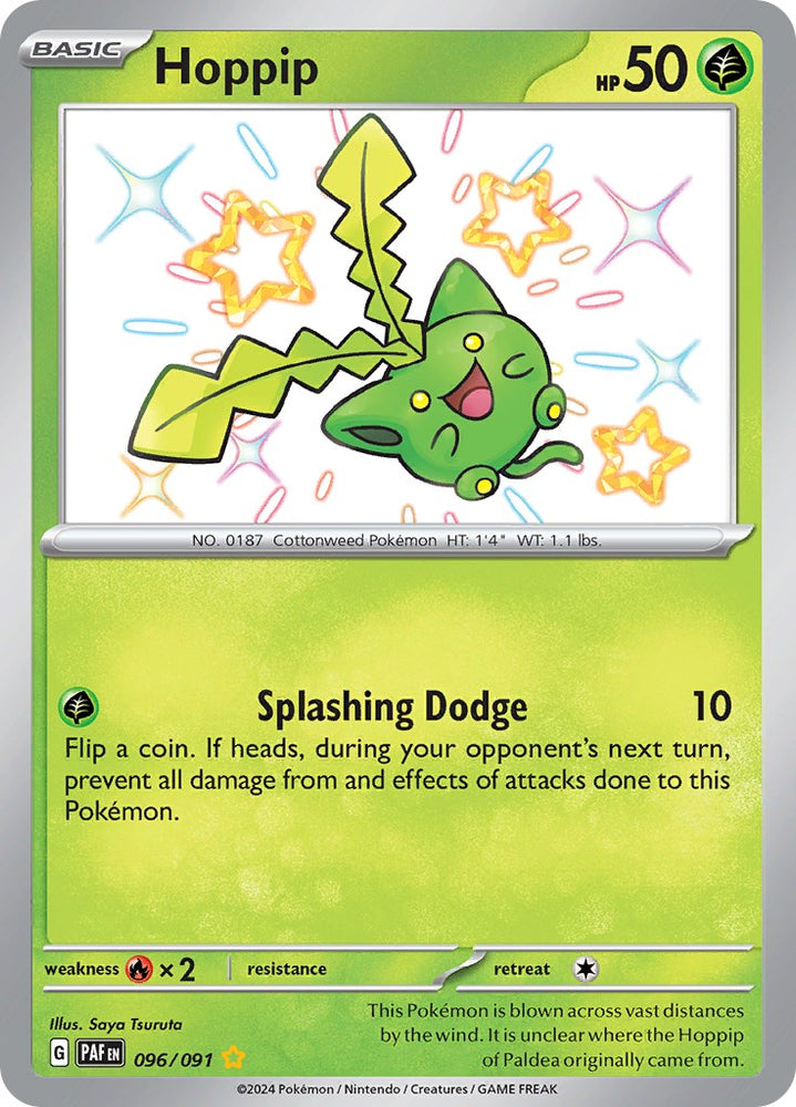 Pokemon | Hoppip (096/091) [Scarlet & Violet: Paldean Fates] | The Nerd Merchant