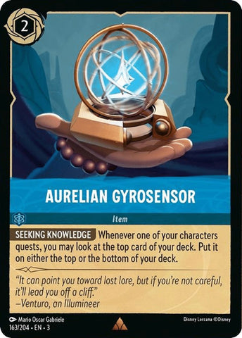 Lorcana | Aurelian Gyrosensor (163/204) [Into the Inklands] | The Nerd Merchant