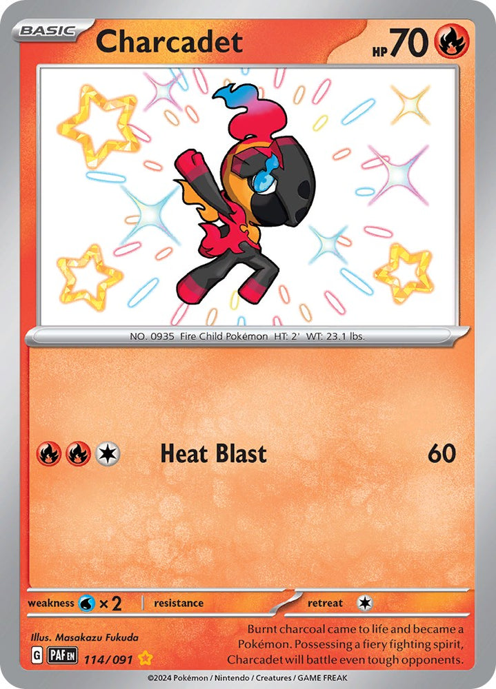 Pokemon | Charcadet (114/091) [Scarlet & Violet: Paldean Fates] | The Nerd Merchant