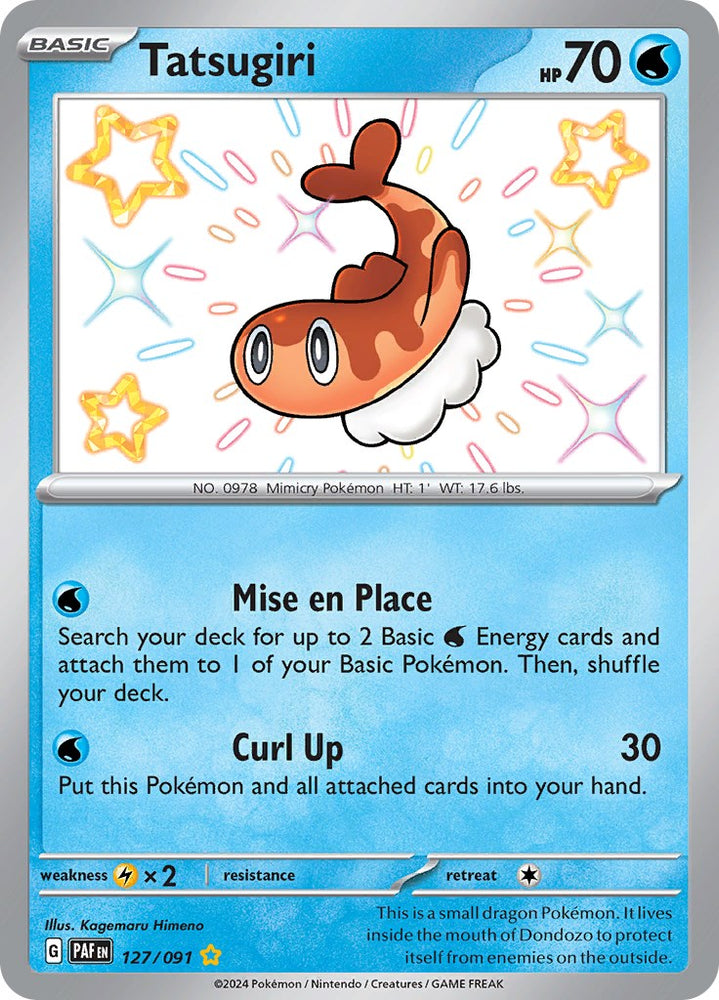 Pokemon | Tatsugiri (127/091) [Scarlet & Violet: Paldean Fates] | The Nerd Merchant