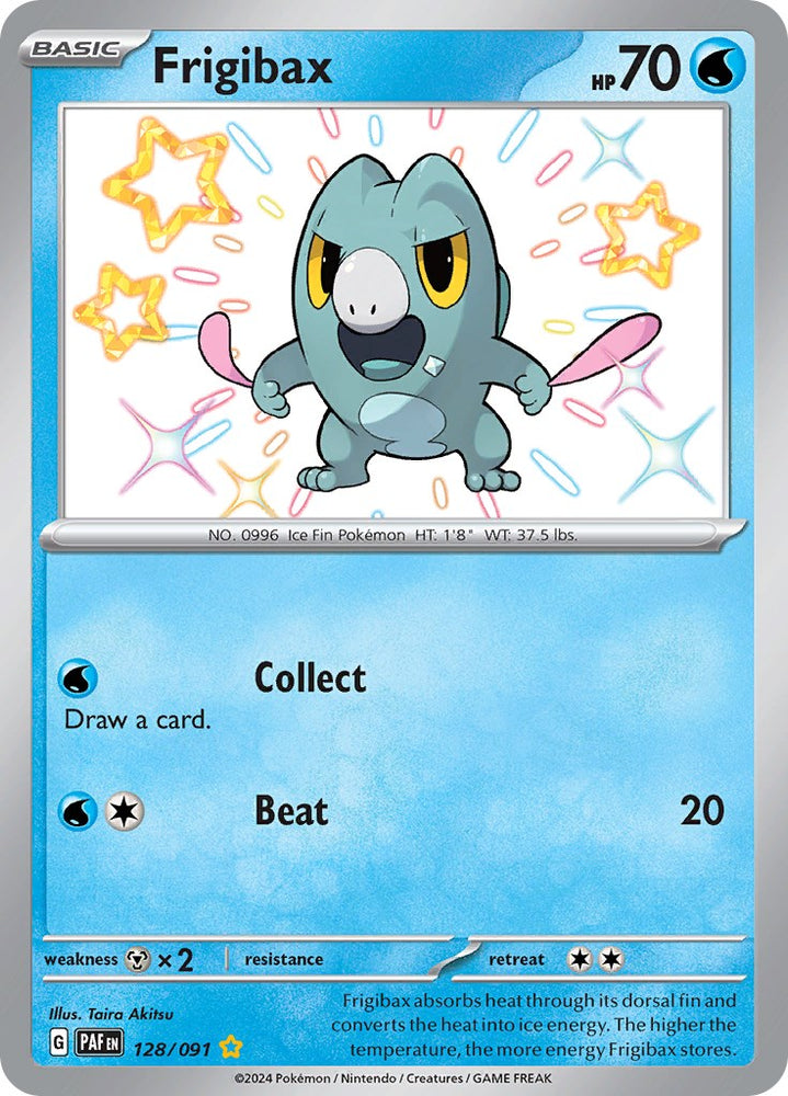 Pokemon | Frigibax (128/091) [Scarlet & Violet: Paldean Fates] | The Nerd Merchant