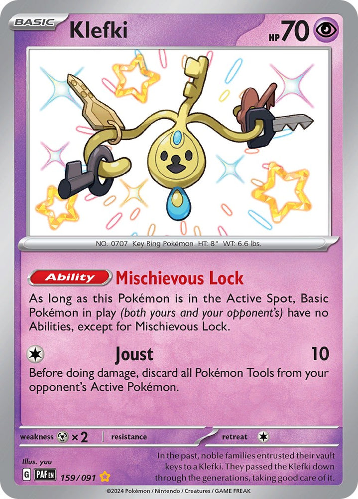 Pokemon | Klefki (159/091) [Scarlet & Violet: Paldean Fates] | The Nerd Merchant