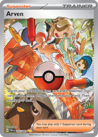 Pokemon | Arven (235/091) [Scarlet & Violet: Paldean Fates] | The Nerd Merchant