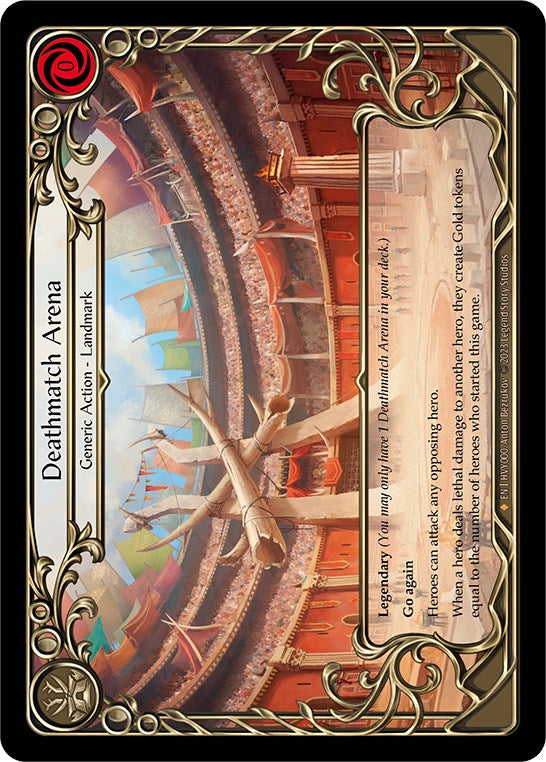 Flesh and Blood TCG | Deathmatch Arena [HVY000] (Heavy Hitters)  Cold Foil | The Nerd Merchant