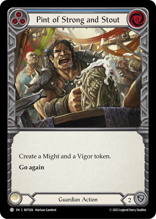 Flesh and Blood TCG | Pint of Strong and Stout [BET026] (Heavy Hitters Betsy Blitz Deck) | The Nerd Merchant