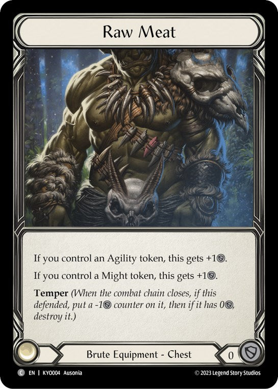 Flesh and Blood TCG | Raw Meat [KYO004] (Heavy Hitters Kayo Blitz Deck) | The Nerd Merchant