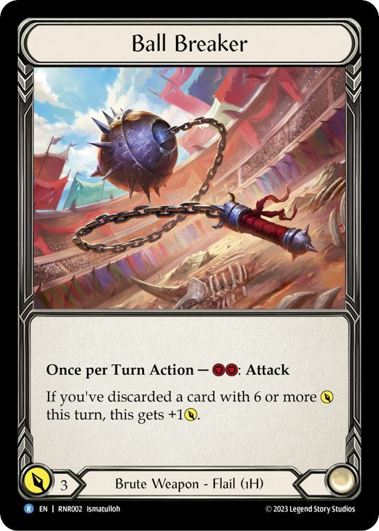 Flesh and Blood TCG | Ball Breaker [RNR002] (Rhinar Hero Deck) | The Nerd Merchant