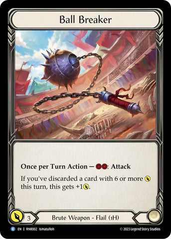 Flesh and Blood TCG | Ball Breaker [RNR002] (Rhinar Hero Deck) | The Nerd Merchant