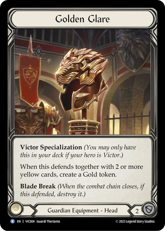 Flesh and Blood TCG | Golden Glare [VIC004] (Heavy Hitters Victor Blitz Deck) | The Nerd Merchant