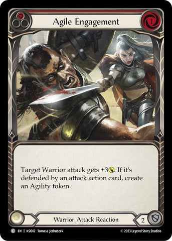 Flesh and Blood TCG | Agile Engagement (Red) [KSI012] (Heavy Hitters Kassai Blitz Deck) | The Nerd Merchant