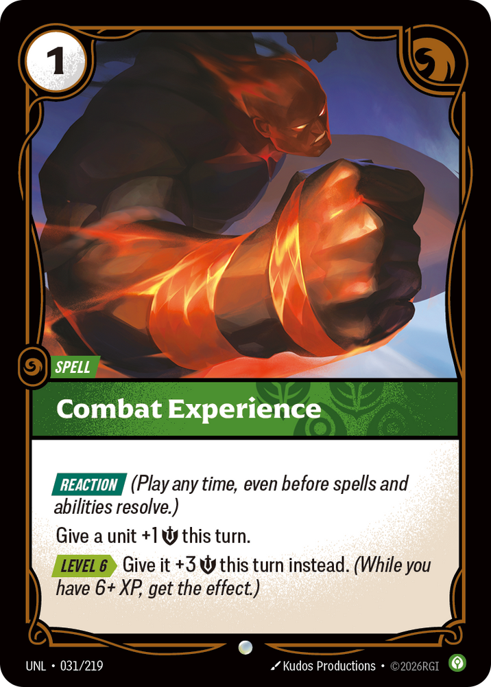 Combat Experience (Foil) - Unleashed (031/219)