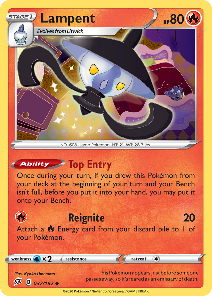 Pokemon | Lampent (032/192) [Sword & Shield: Rebel Clash] | The Nerd Merchant