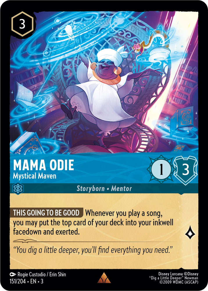 Lorcana | Mama Odie - Mystical Maven (151/204) [Into the Inklands] | The Nerd Merchant