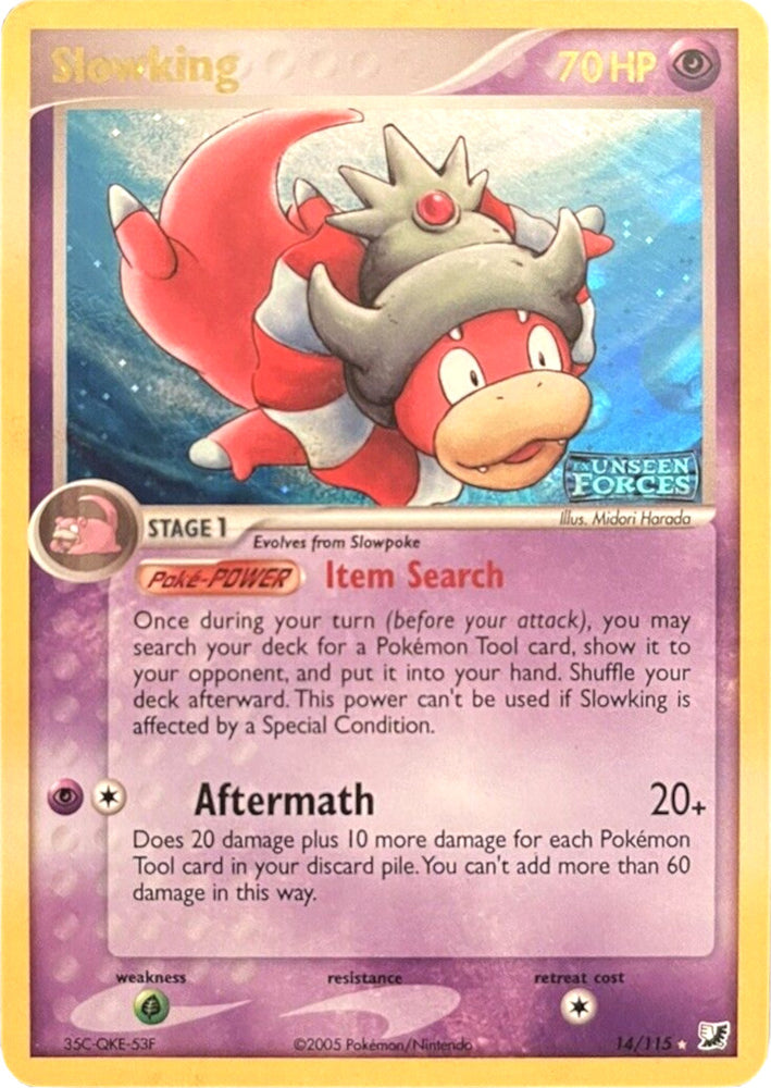 Pokemon | Slowking (14/115) (Stamped) [EX: Unseen Forces] | The Nerd Merchant