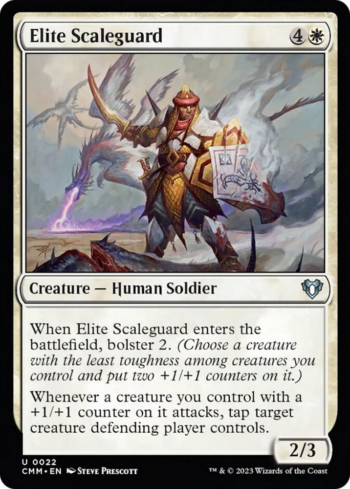 Magic | Elite Scaleguard [Commander Masters] | The Nerd Merchant