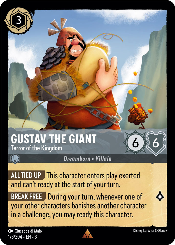 Lorcana | Gustav the Giant - Terror of the Kingdom (173/204) [Into the Inklands] | The Nerd Merchant