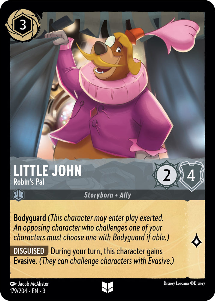 Lorcana | Little John - Robin's Pal (179/204) [Into the Inklands] | The Nerd Merchant
