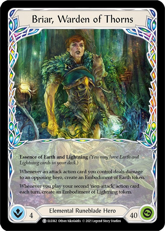 Flesh and Blood TCG | Briar, Warden of Thorns // Briar [ELE062 // ELE063] (Tales of Aria Unlimited) | The Nerd Merchant