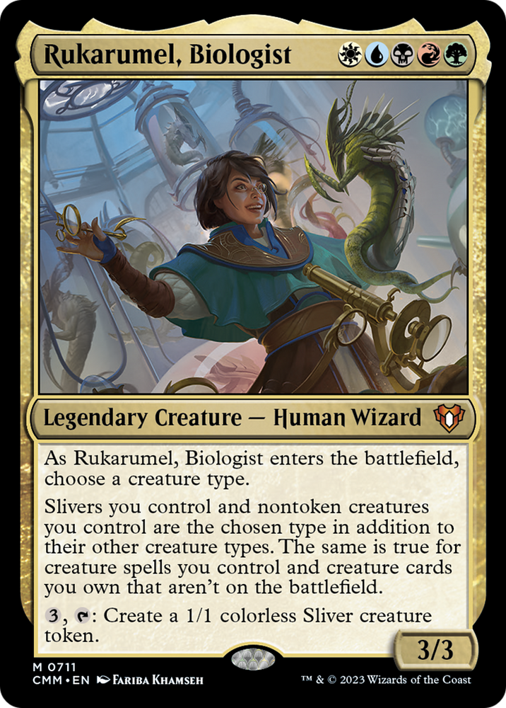 Magic | Rukarumel, Biologist [Commander Masters] | The Nerd Merchant