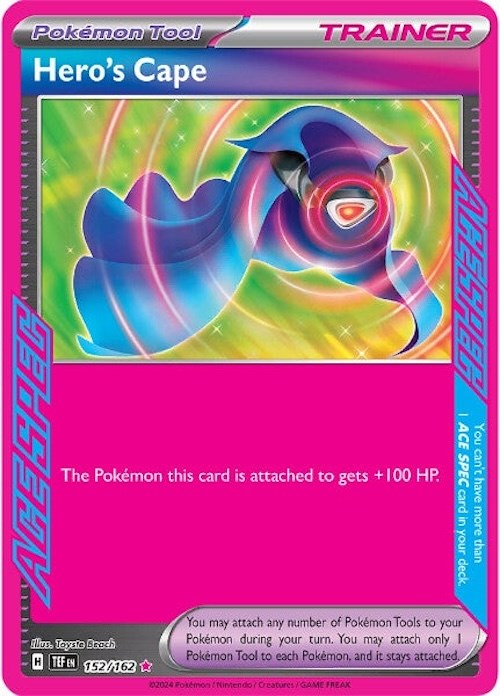 Pokemon | Hero's Cape (152/162) [Scarlet & Violet: Temporal Forces] | The Nerd Merchant