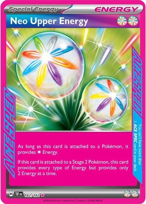 Pokemon | Neo Upper Energy (162/162) [Scarlet & Violet: Temporal Forces] | The Nerd Merchant
