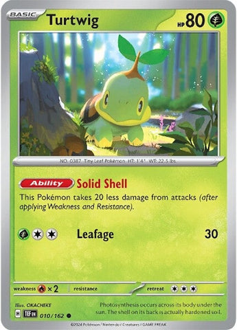 Pokemon | Turtwig (010/162) [Scarlet & Violet: Temporal Forces] | The Nerd Merchant