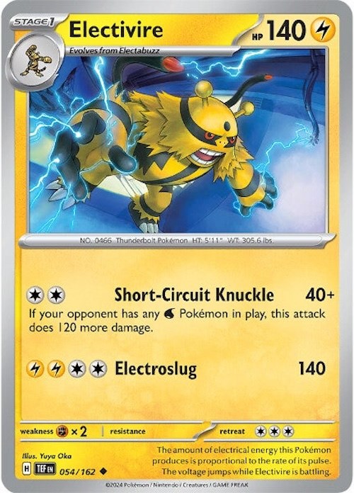 Pokemon | Electivire (054/162) [Scarlet & Violet: Temporal Forces] | The Nerd Merchant