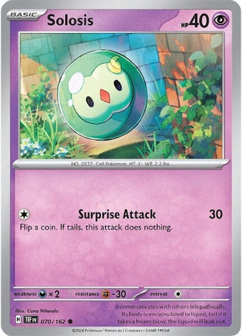Pokemon | Solosis (070/162) [Scarlet & Violet: Temporal Forces] | The Nerd Merchant