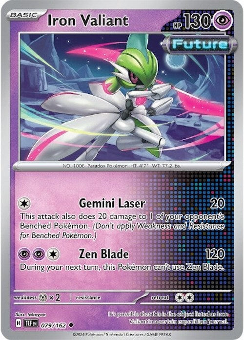 Pokemon | Iron Valiant (079/162) [Scarlet & Violet: Temporal Forces] | The Nerd Merchant