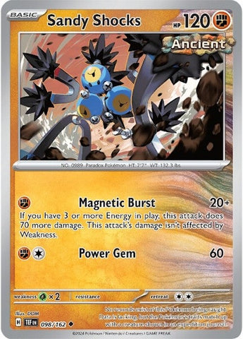 Pokemon | Sandy Shocks (098/162) [Scarlet & Violet: Temporal Forces] | The Nerd Merchant