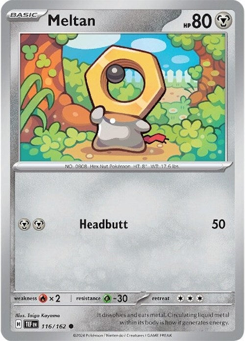 Pokemon | Meltan (116/162) [Scarlet & Violet: Temporal Forces] | The Nerd Merchant