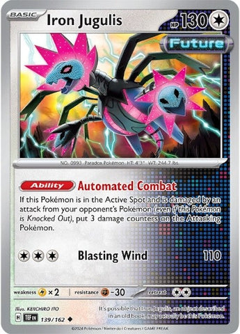 Pokemon | Iron Jugulis (139/162) [Scarlet & Violet: Temporal Forces] | The Nerd Merchant