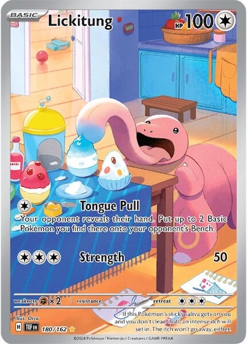Pokemon | Lickitung (180/162) [Scarlet & Violet: Temporal Forces] | The Nerd Merchant