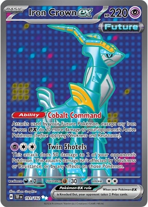 Pokemon | Iron Crown ex (191/162) [Scarlet & Violet: Temporal Forces] | The Nerd Merchant