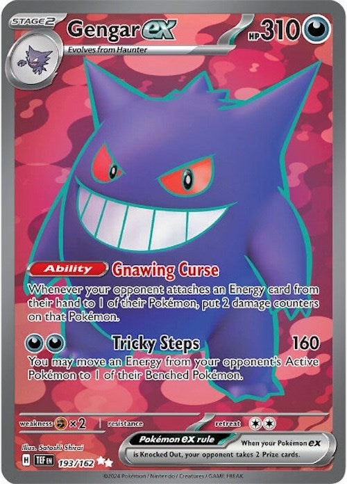 Pokemon | Gengar ex (193/162) [Scarlet & Violet: Temporal Forces] | The Nerd Merchant