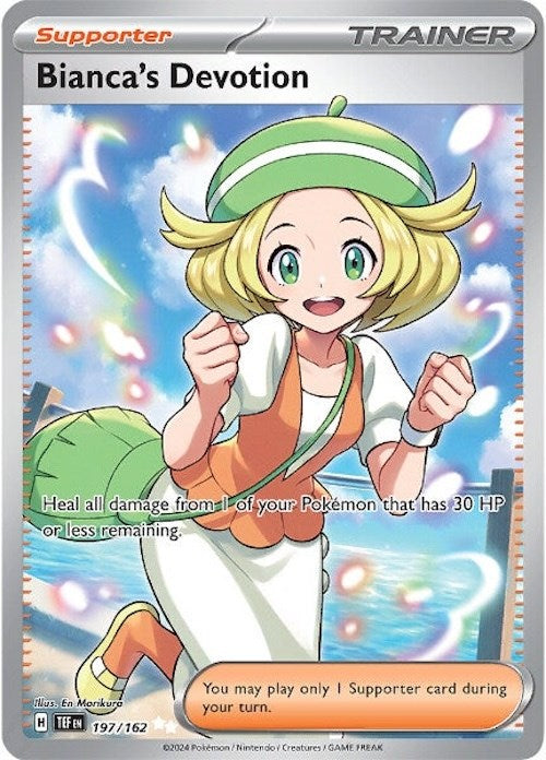 Pokemon | Bianca's Devotion (197/162) [Scarlet & Violet: Temporal Forces] | The Nerd Merchant